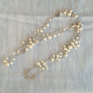 Stella & Dot Vintage Madeline pearl necklace